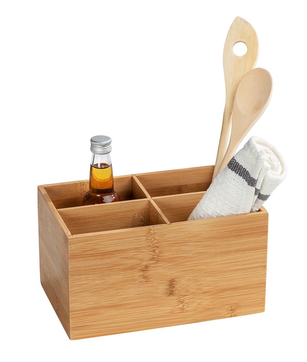 Miniatyrbild 3 av 6: WENKO 23926100 Förvaringslåda Rektangulär Bamboo