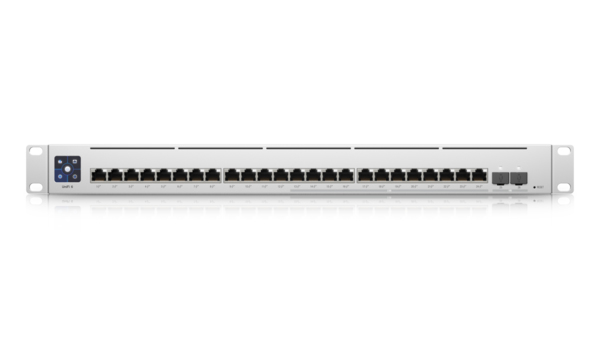 Pikkukuva 6 / 6: Ubiquiti UniFi USW-ENTERPRISE-24-POE-EU verkkokytkin Hallittu 2.5G Ethernet (100/1000/2500) Power over Ethernet -tuki Valkoinen