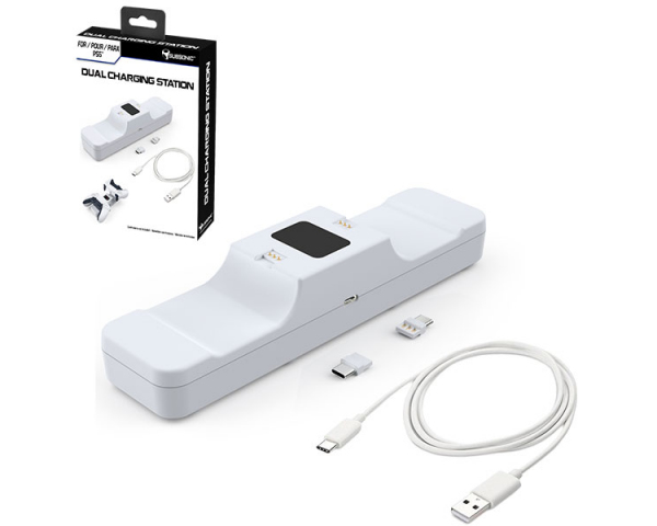 Miniatyrbillede 1 af 4: Subsonic SA5599 oplader til mobil enhed Spillekontroller Hvid USB Indendørs