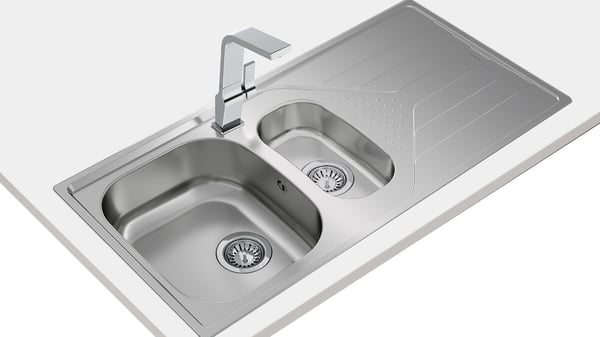Teka UNIVERSE 60 T-XP 1½B 1E Top-monteret vask Rektangulær Rustfrit stål
