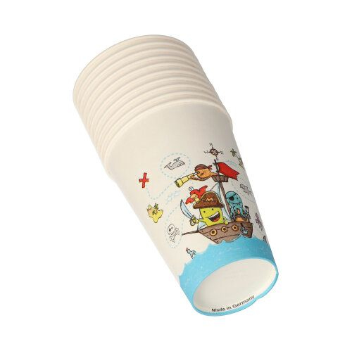 Miniatyrbild 2 av 2: Papstar 88494 engångsmugg 10 styck 200 ml papper
