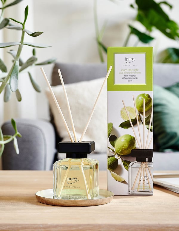 ipuro ESSENTIALS lime light doftspridare Doftflaska Glas, Plast Svart, Transparent