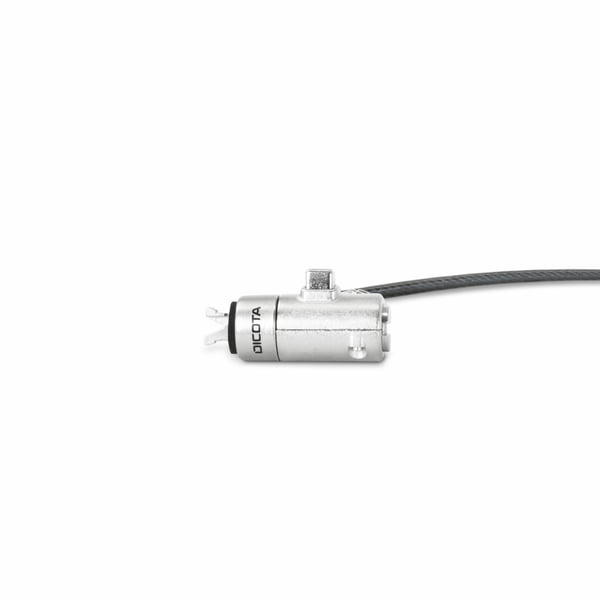 Miniatyrbillede 3 af 4: DICOTA D32050 kabellås Sølv 0,3 m
