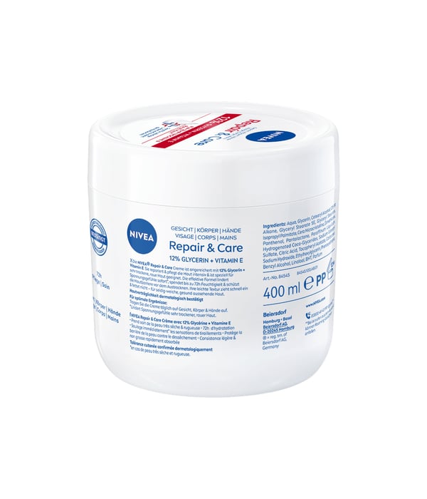 Miniatyrbillede 3 af 4: NIVEA Repair & Care Intensive Repair 400 ml Fløde Unisex