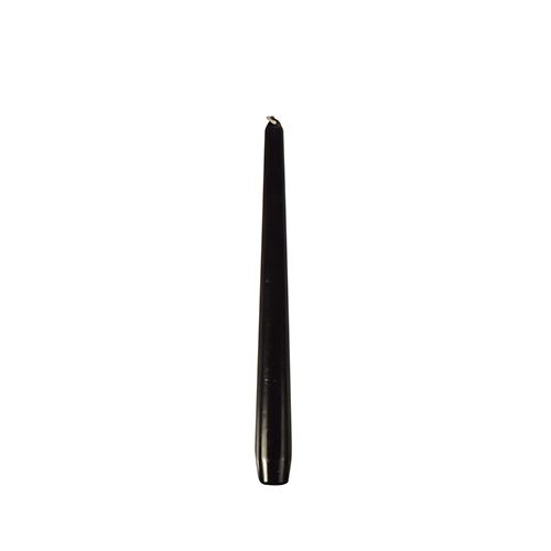 Papstar 10392 stearinljus Rund Svart 50 styck