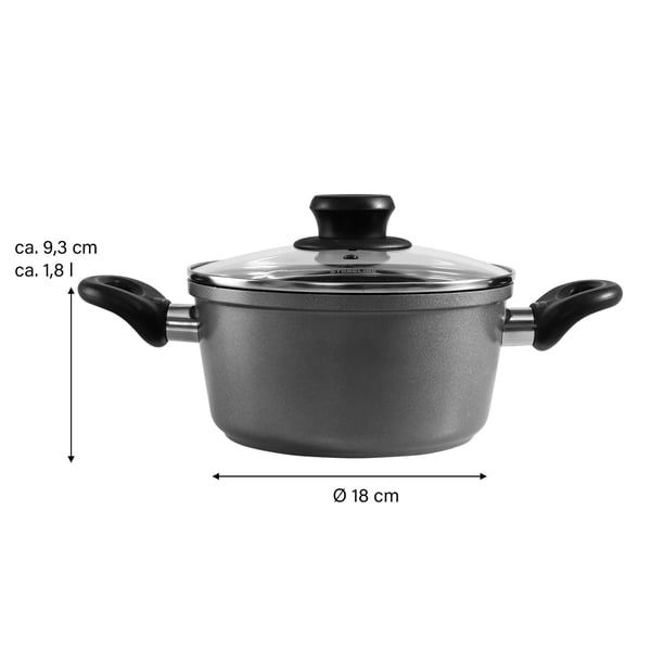 STONELINE 6741 suppegryde 1,8 L Anthracit Aluminium
