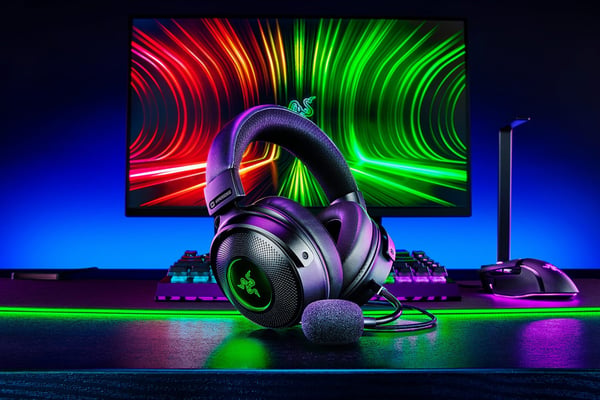 Razer Kraken V3 HyperSense Kuulokkeet Langallinen Pääpanta Pelaaminen USB A-tyyppi Musta