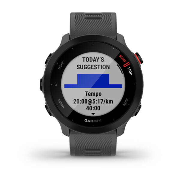 Miniatyrbillede 9 af 9: Garmin Forerunner 55 MIP 42 mm Digital 208 x 208 pixel Berøringsskærm Grå GPS (satellit)