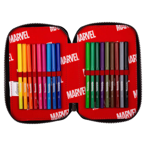 Pikkukuva 5 / 7: McNeill Avengers Pehmeä lyijykynäkotelo Musta, Valkoinen, Punainen, Sininen