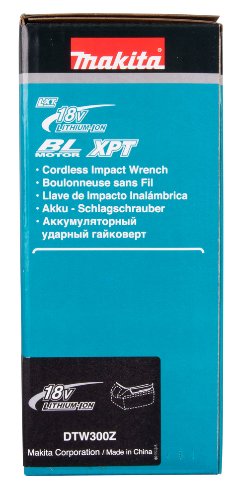 Makita DTW300Z skruvdragare och slagskruvmejsel 3200 RPM Svart, Blå