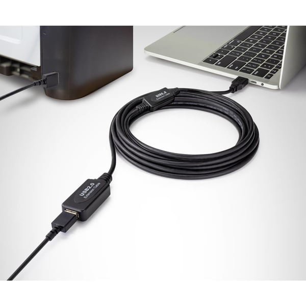 Renkforce RF-4535052 USB-kabel USB 2.0 5 m USB A 0,48 Gbit/sek. Sort