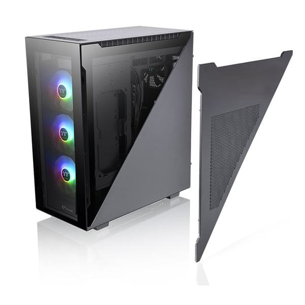 Miniatyrbild 2 av 6: Thermaltake Divider 500 TG ARGB Midi Tower Svart