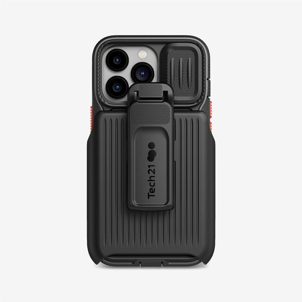 Miniatyrbillede 1 af 6: Tech21 Evo Max w/Holster mobiltelefon etui 15,5 cm (6.1") Cover Sort
