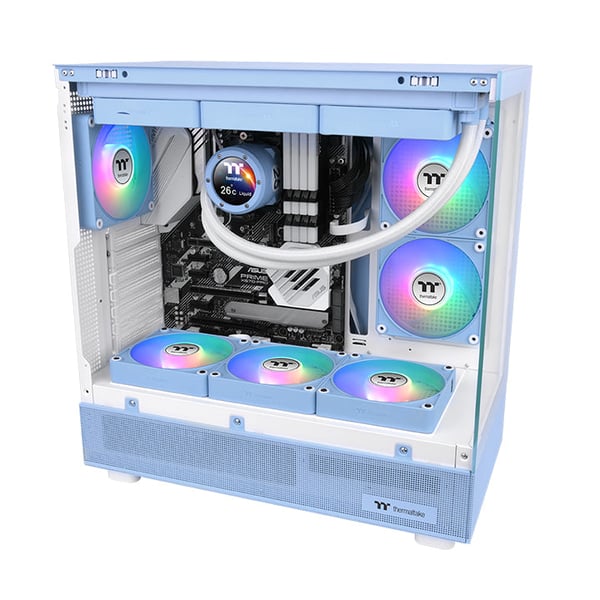 Thermaltake CL-F198-PL12BU-A Tietokoneen jäähdytysjärjestelmä Tietokonekotelo Tuuletin 12 cm Sininen 3 kpl