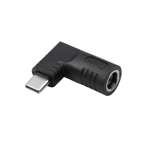 Miniatyrbillede 1 af 6: Akyga AK-ND-D02 kabel kønsskifter 7.4 x 5.0 mm + Pin USB-C Sort