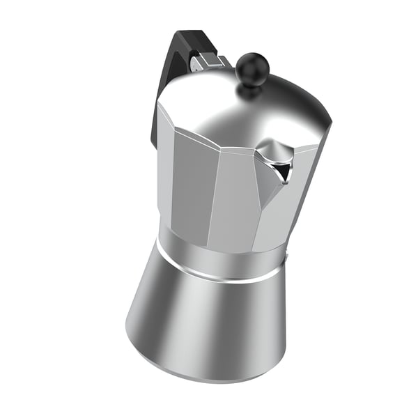 Miniatyrbillede 2 af 2: Taurus Minimoka 9 Moka gryde Sølv