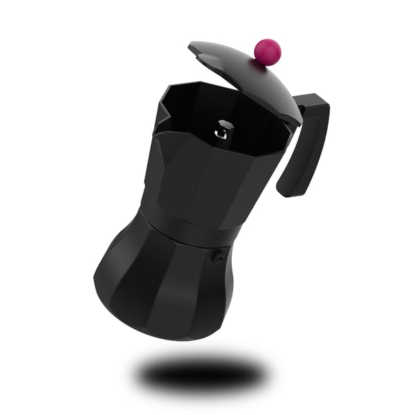 Miniatyrbillede 2 af 2: Taurus Black Moments 9 Moka gryde Sort