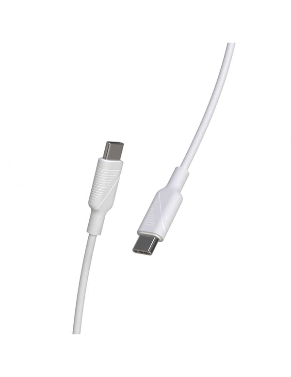 Miniatyrbillede 4 af 4: Muvit MCUSC0008 USB-kabel 1,2 m USB C Hvid