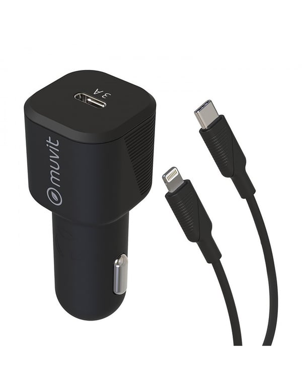 Muvit MCPAK0045 oplader til mobil enhed Universel Sort Cigartænder Automatisk