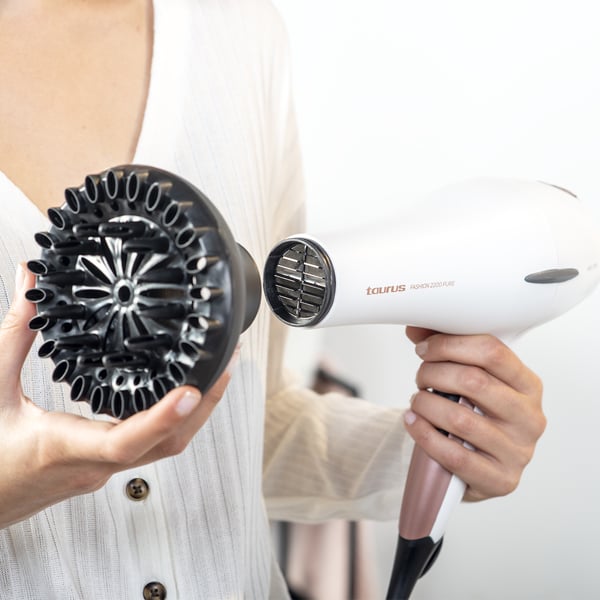 Taurus Fashion 2200 Pure hårtørrer 2200 W Grå, Roseguld, Hvid