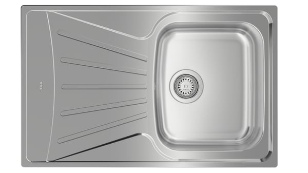 Teka STARBRIGHT 45 E-XP 1C 1E Top-monteret vask Rektangulær Rustfrit stål