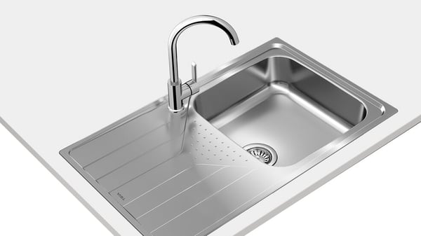 Teka UNIVERSE 50 T-XP 1C 1E Toppmonterat handfat Rektangulär Rostfritt stål