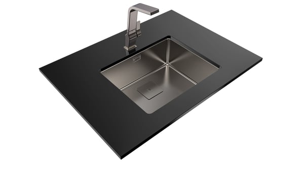 Pikkukuva 6 / 7: Teka FLEXLINEA RS15 50.40 Alta asennettava allas Neliö Metalli