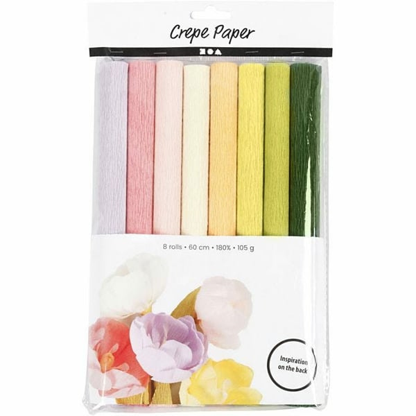 Creativ Company 209001 crepepapir Flerfarvet