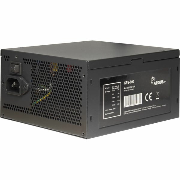 Inter-Tech ArgusNT GPS-800 strömförsörjningsenheter 800 W 20+4 pin ATX ATX Svart