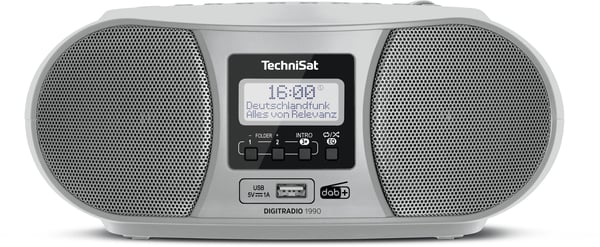 TechniSat DigitRadio 1990 Analog & digital 3 W DAB+, FM Sølv MP3-afspilning