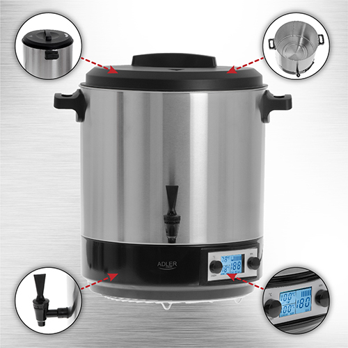 Adler AD 4496 konserveringskedel 28 L 2600 W