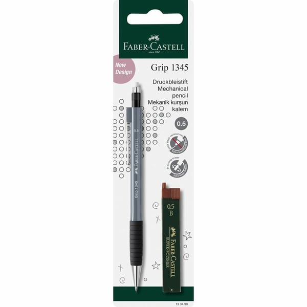 Miniatyrbillede 3 af 4: Faber-Castell Grip 1345 stiftblyant B 2 stk