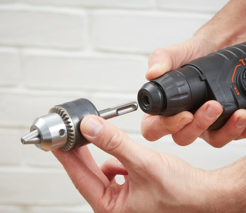 Black & Decker BEHS01K-QS porakone 1600 RPM SDS Plus Musta, Oranssi