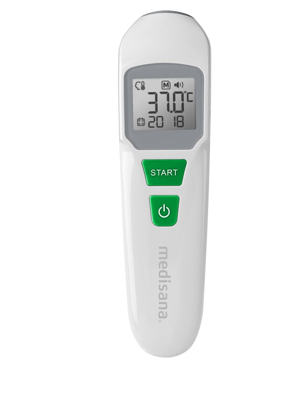 Medisana TM 762 Kaukolämpömittari Valkoinen Universaali Painikkeet