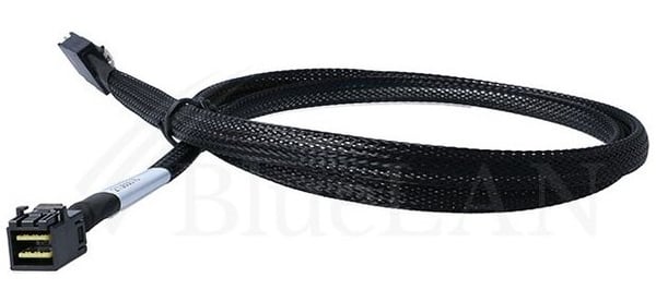 BlueOptics BLIS4387-50CM Serial Attached SCSI (SAS)-kabel 0,5 m 6 Gbit/sek. Sort
