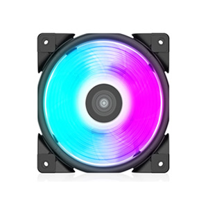 Miniatyrbillede 1 af 4: PCCOOLER Halo RGB 1 Lüfter Computerkabinet Ventilator 12 cm Sort, Flerfarvet