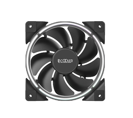 PCCOOLER Corona FRGB Lüfter 5 in 1 Datorväska Fan 12 cm Svart, Multifärg
