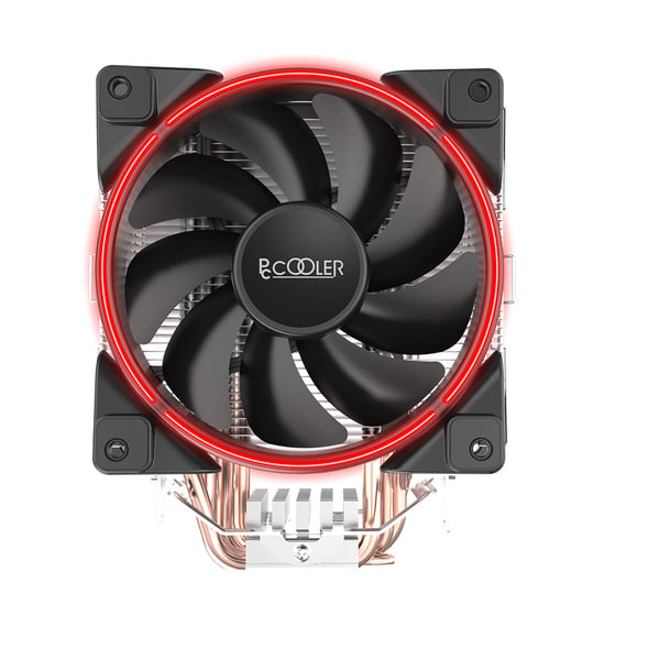 Miniatyrbillede 3 af 5: PCCOOLER GI-X5R Corona Rot CPU Kühler Processor Kølesæt 12 cm Rød