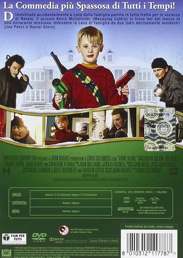20th Century Fox Home Alone DVD Engelska, Italienska