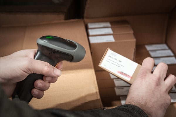 DIGITUS 2D Stregkode Håndscanner, batteridrevet, Bluetooth & QR-kode kompatibel
