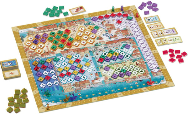 Miniatyrbillede 3 af 3: Schmidt Spiele Mille Fiori Brætspil Økonomisk simulering