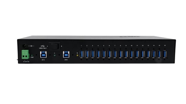 Miniatyrbild 3 av 4: EXSYS EX-1526HMVS gränssnittshubbar USB 3.2 Gen 1 (3.1 Gen 1) Type-B 5000 Mbit/s Svart
