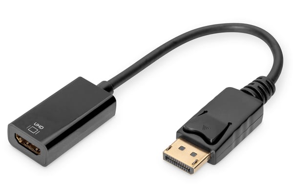 Miniatyrbillede 1 af 4: DIGITUS Aktiv DisplayPort Adapter / Konverter, DP til HDMI