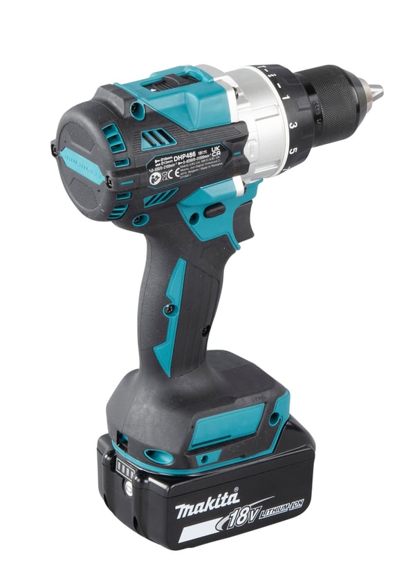 Makita DHP486RTJ bor 2100 rpm 2,7 kg Sort, Blå