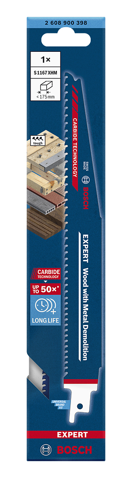 Bosch 2 608 900 399 kuviosahan, lehtisahan & puukkosahan terä Puukkosahanterä Runsashiilinen teräs (HCS) 3 kpl