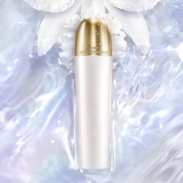 Miniatyrbild 3 av 3: Guerlain Orchidée Impériale Ansiktsvatten 125 ml Kvinna Cederträ, Orkidé, Rosa, Vit mysk