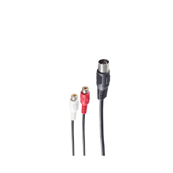 shiverpeaks BS10201 ljudkabel 0,2 m DIN (5-pin) 2 x RCA Svart