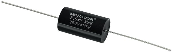Monacor MKPA-39 kondensator Sort Cylindrisk Monacor MKPA-39 kondensator Sort Cylindrisk