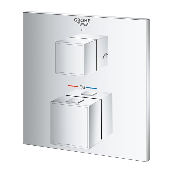 Miniatyrbillede 5 af 5: GROHE Grohtherm Cube Krom