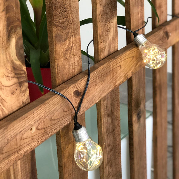Lumisky Fantasy Star Solar ljusslinga 3,75 m 10 lamp(or) LED